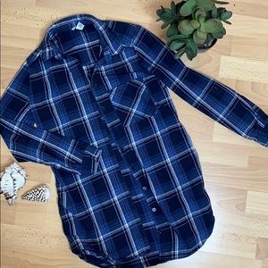 Long Fitted Flannel